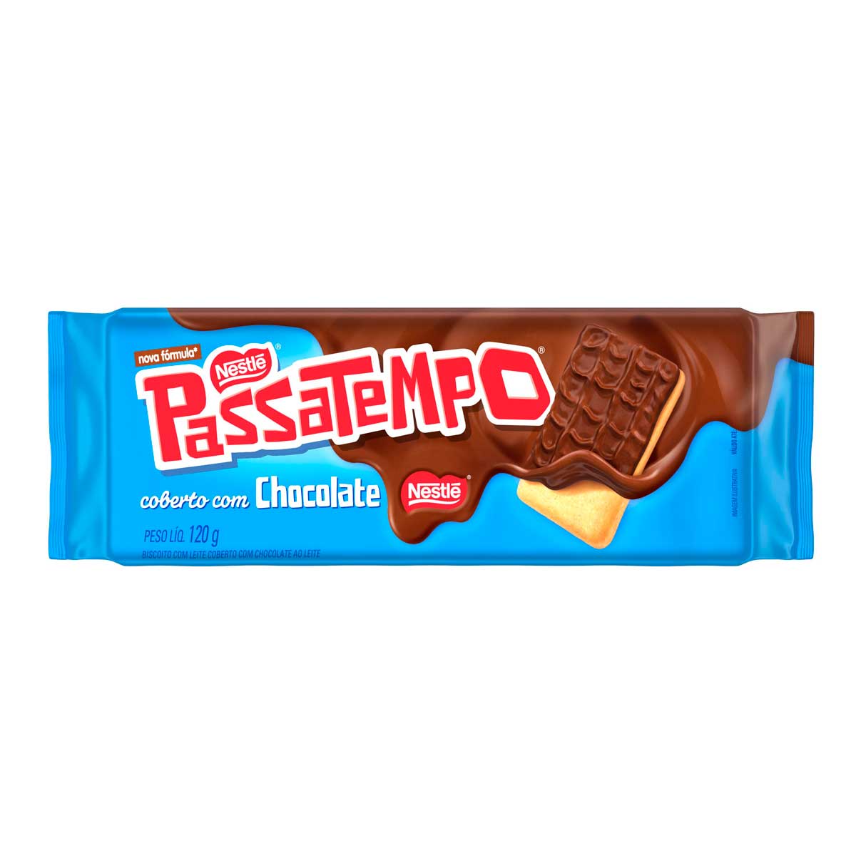 Biscoito Passatempo Coberto com Chocolate 120 g