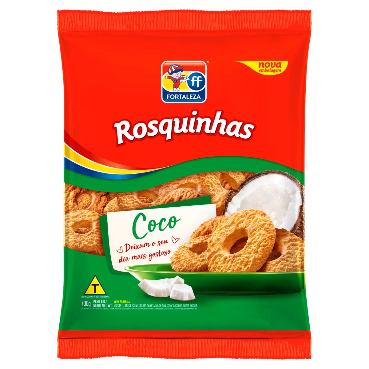 Rosquinha de Coco Fortaleza Pacote 700g