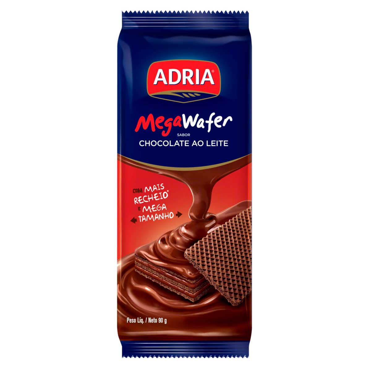 Biscoito Wafer Chocolate ao Leite Adria 90g