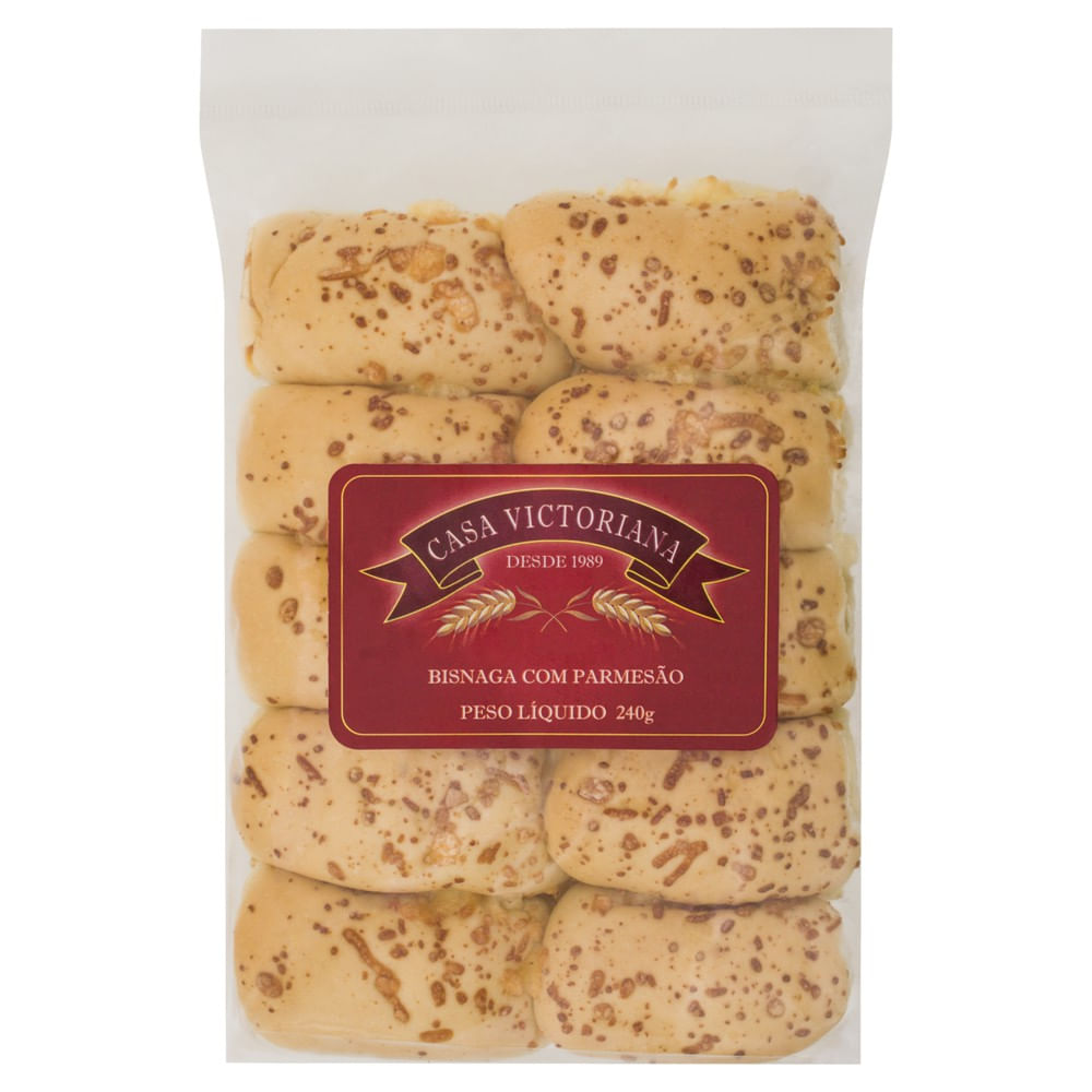 Bisnaga Parmesão Casa Victoriana Pacote 240 g