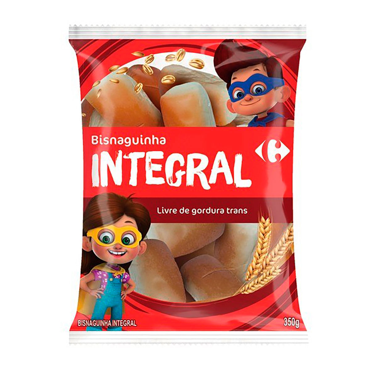 Bisnaguinha Integral Carrefour 300 g