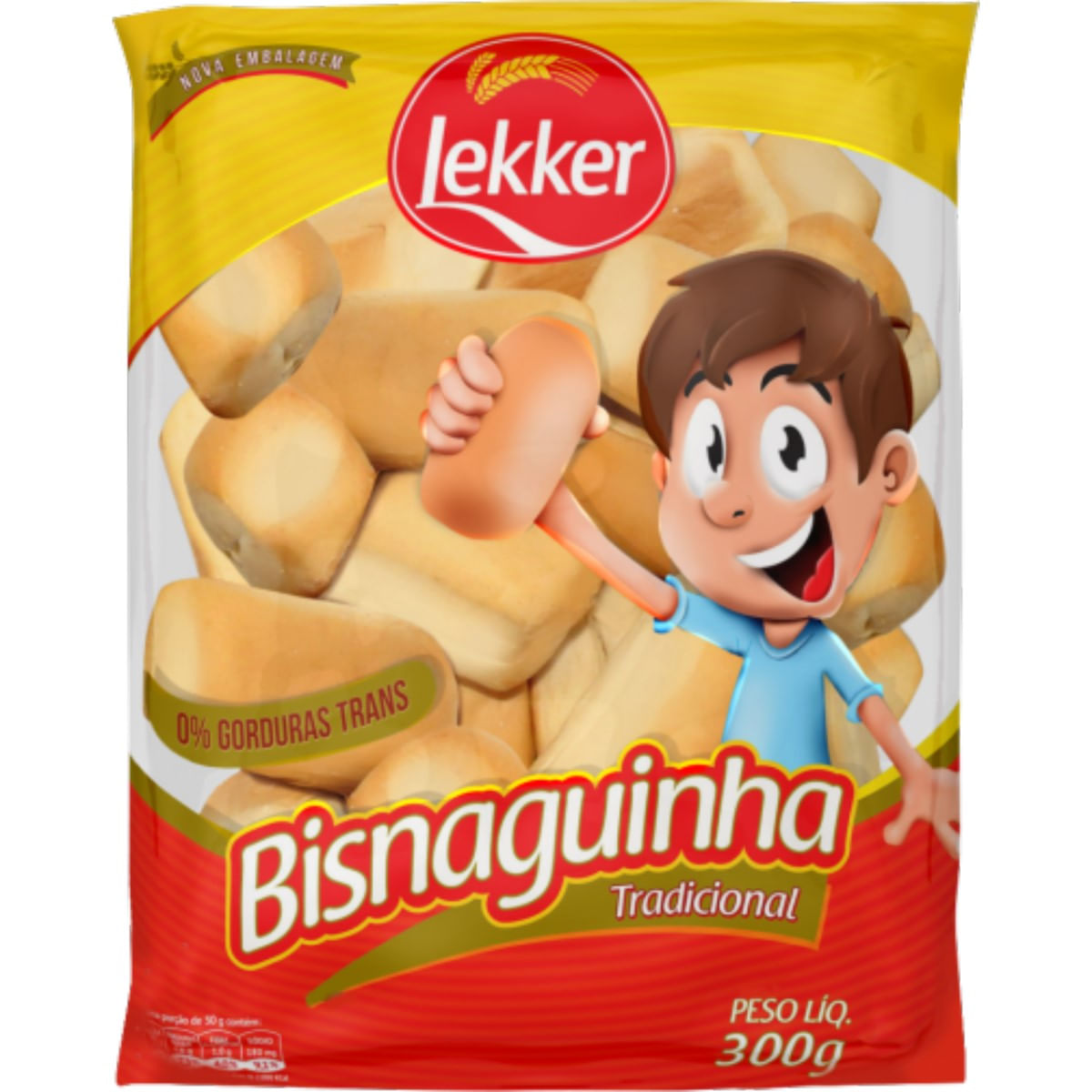 Bisnaguinha Lekker 300 g