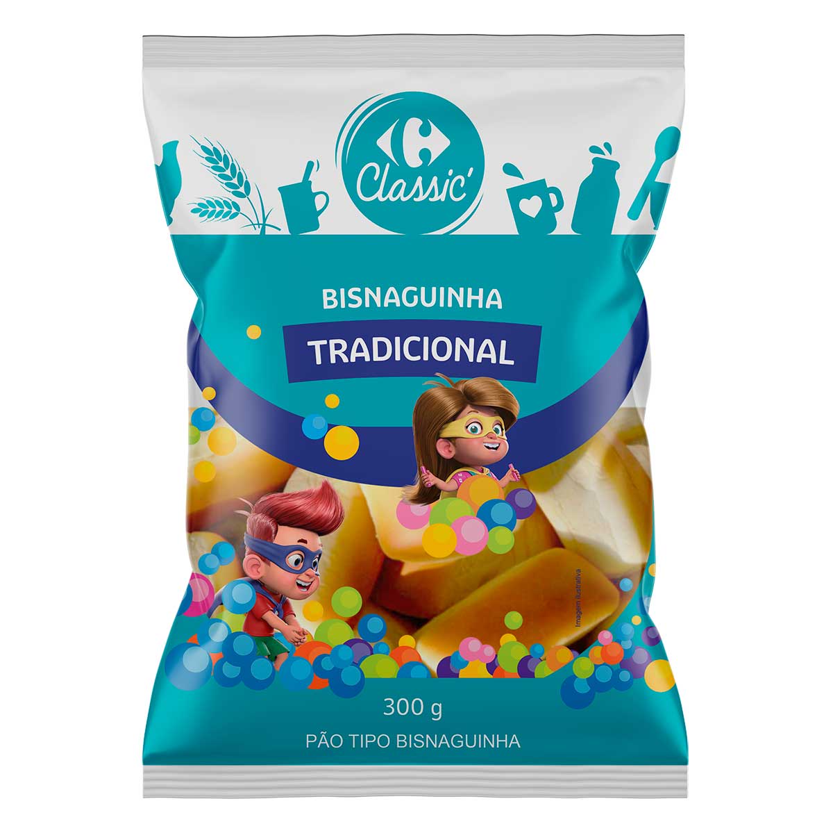 Bisnaguinha Doce Carrefour Classic 300g