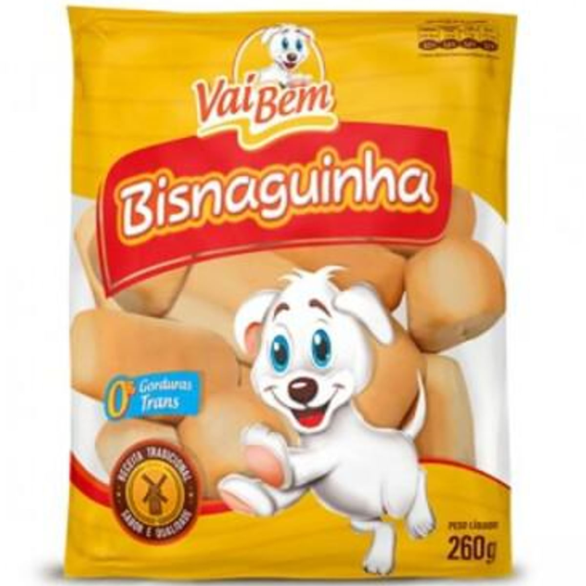 Bisnaguinha Vaibem Lekker 260 g