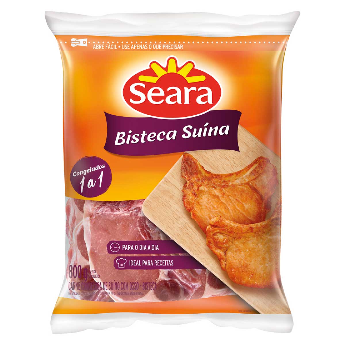 Bisteca Suína Congelada Seara 800g