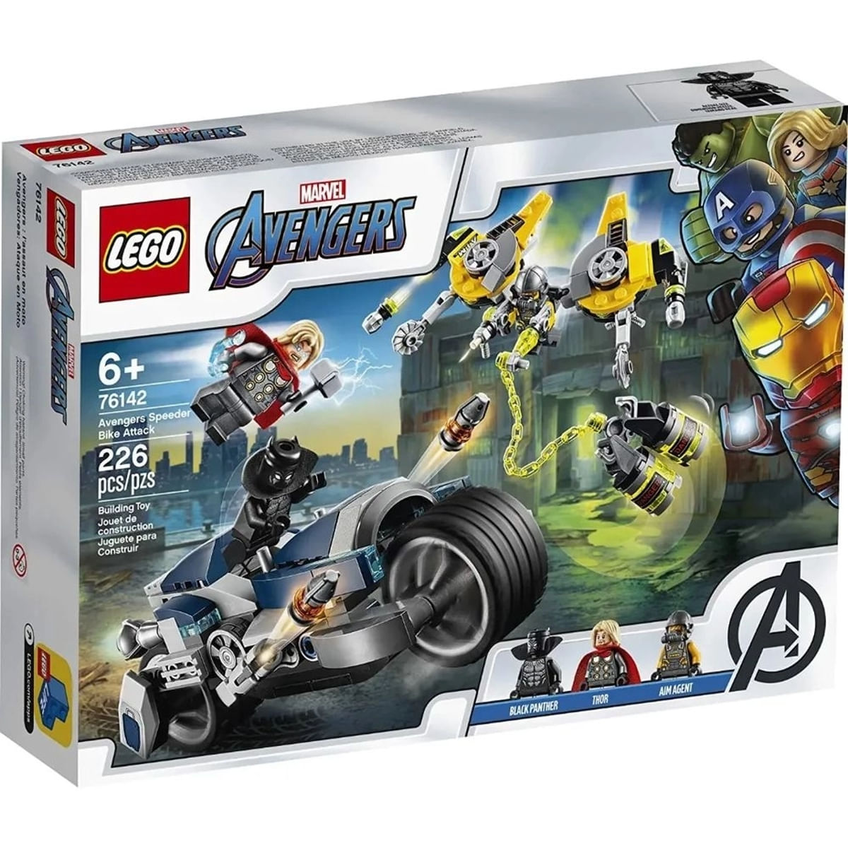 Ataque dos Vingadores Speed Biker Lego Super Heroes 76142