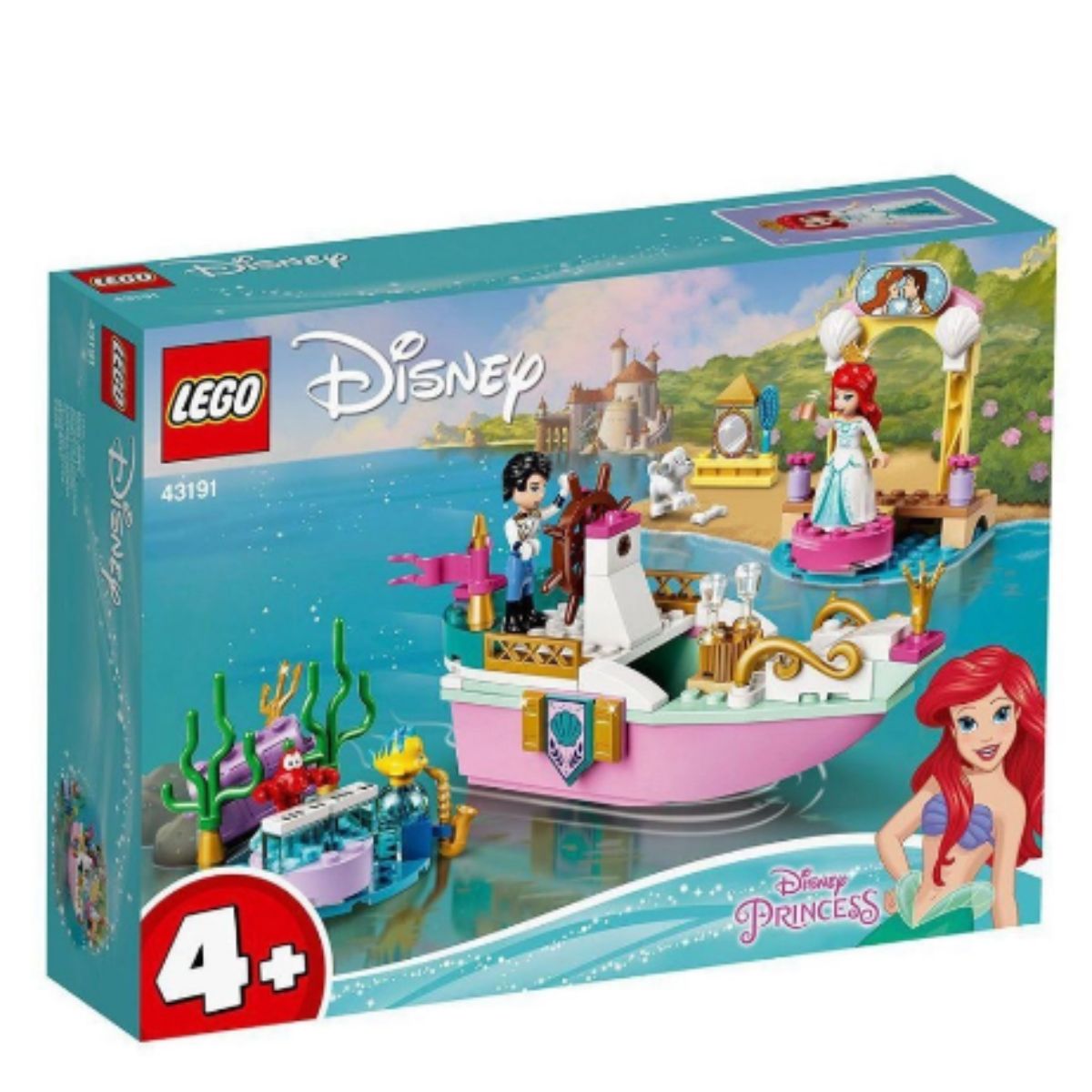 Brinquedo O Barco De Cerimômia De Ariel Disney Princess Lego