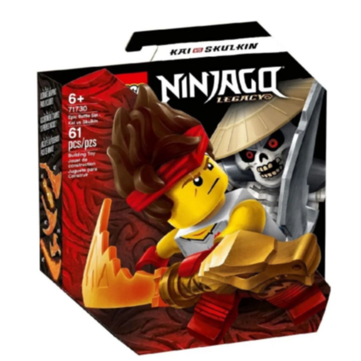 Brinquedo Combate Ninjago Kay Vs Skulkin  Lego