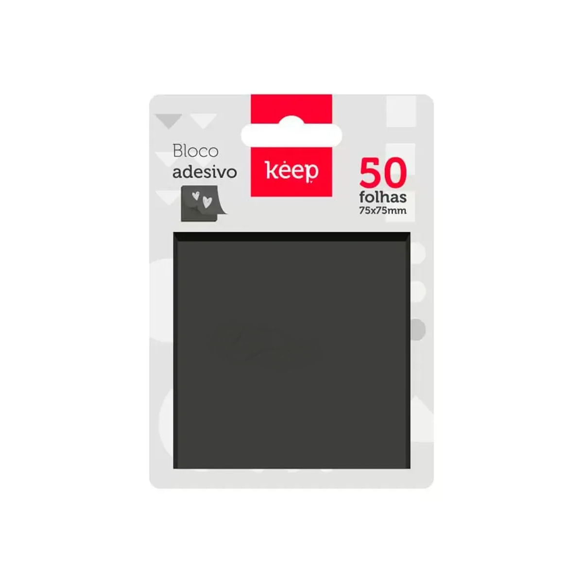 Bloco Adesivo Multilaser Preto 50 Folhas