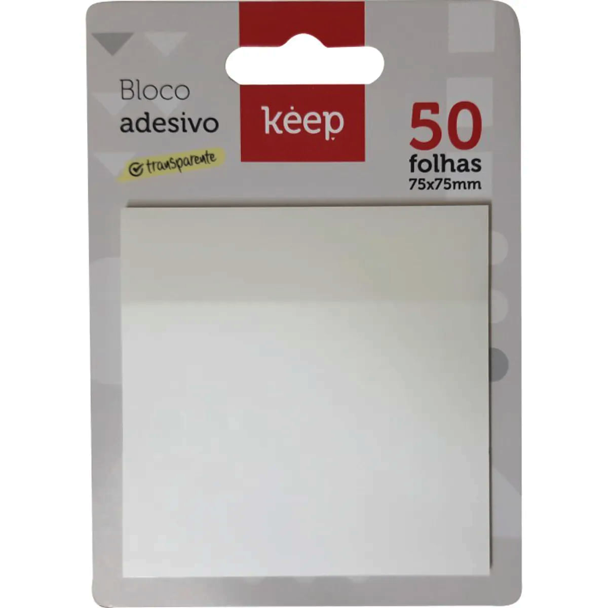 Bloco Adesivo Multilaser Transparente 50 Folhas