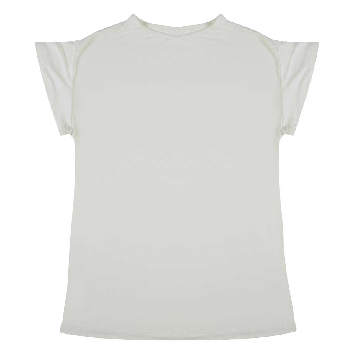 Blusa Feminina Em Viscose Folha By Hering Off White G