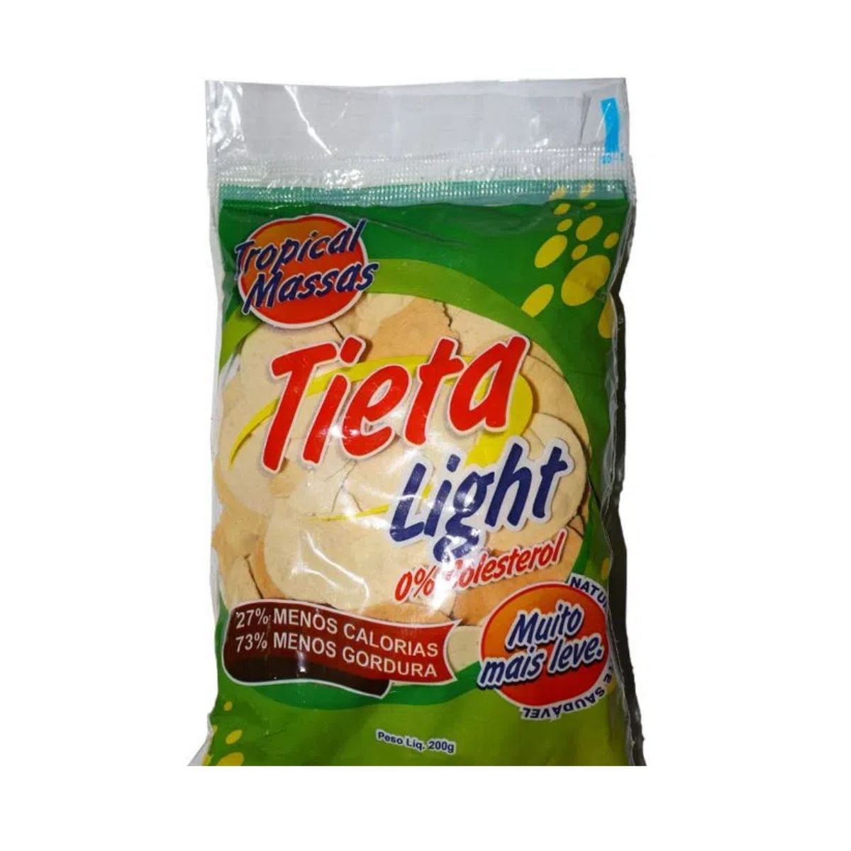 Bolacha Tieta Integral Light Fonte de Fibras Tropical Massas Pacote 180g