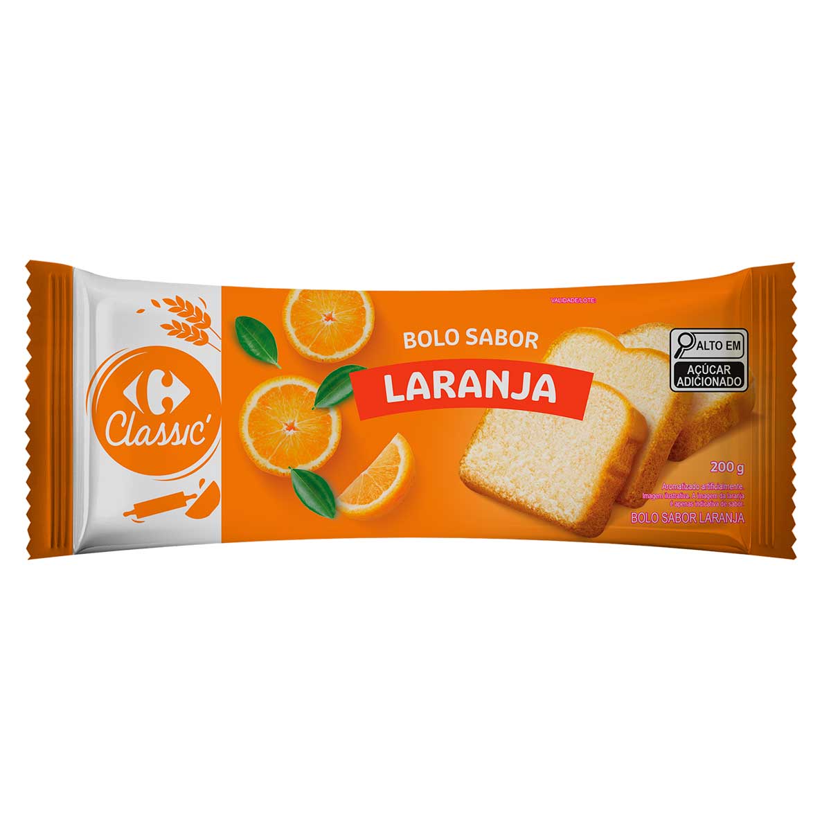 Bolo Carrefour Laranja 200 g