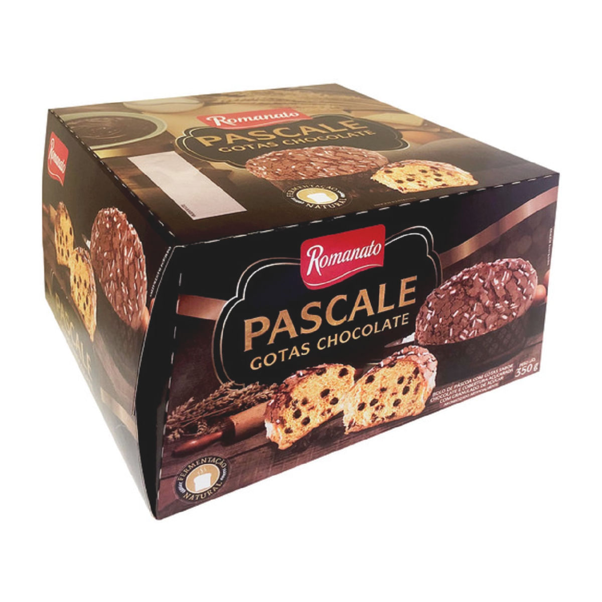 Bolo Pascale Romanato Gotas de Chocolate 350g