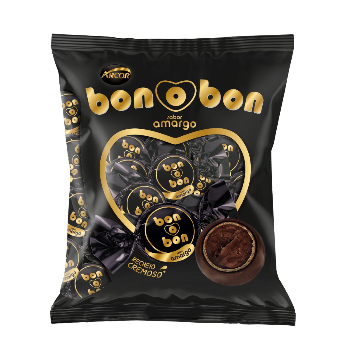 Bombom de Chocolate Amargo Arcor Bonobon 750 g