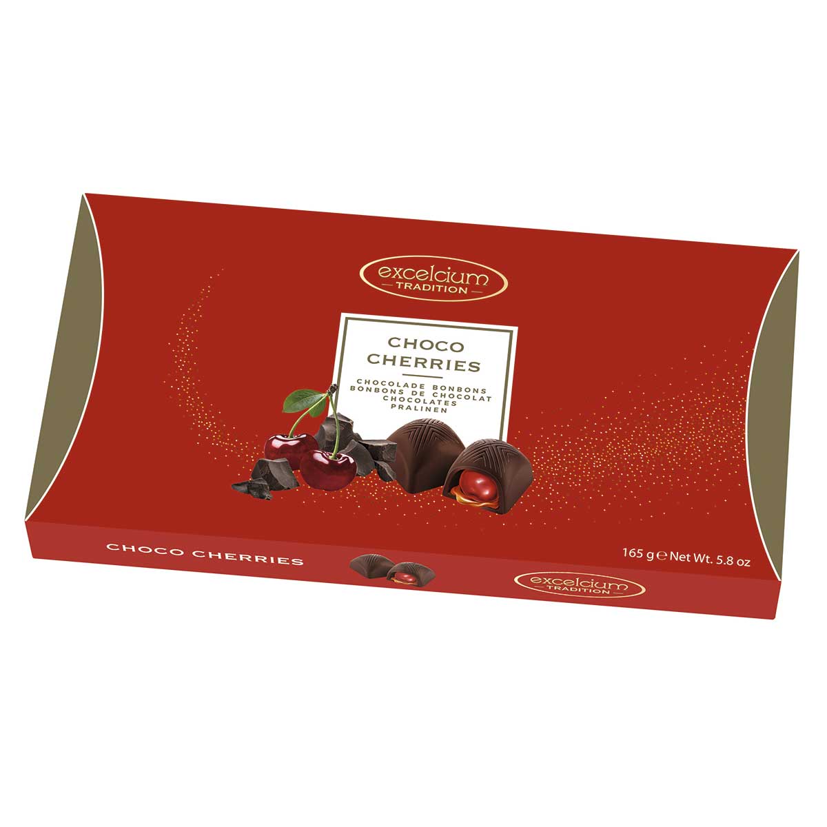 Bombom de Chocolate com Recheio de Licor de Cereja Excelcium 165g