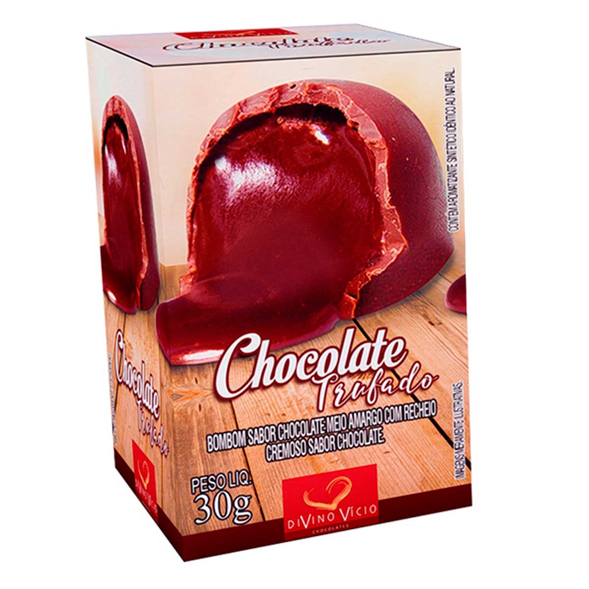 Bombom de Chocolate Trufado Divino Vício 25 g