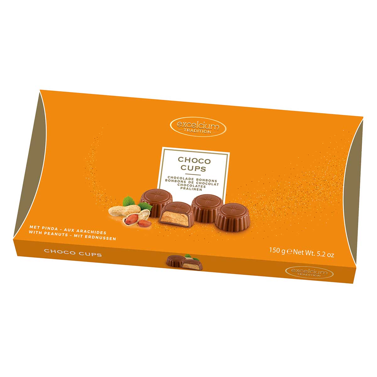 Bombom de Chocolate com Recheio de Amendoim Excelcium 150g