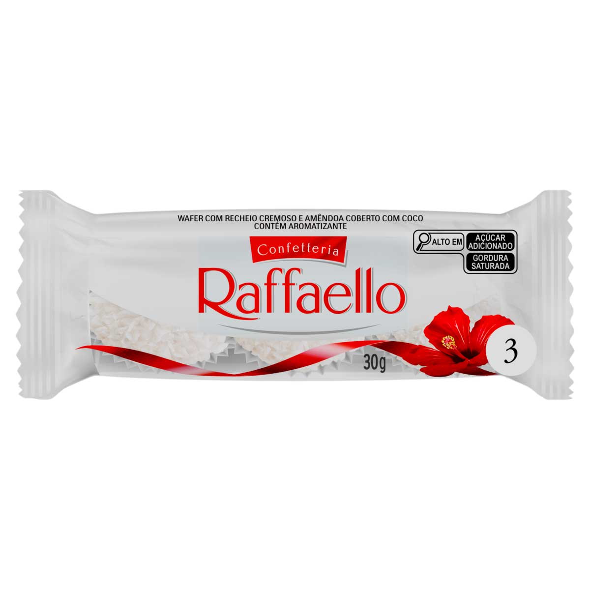 Bombom Raffaello 30g com 3 Unidades