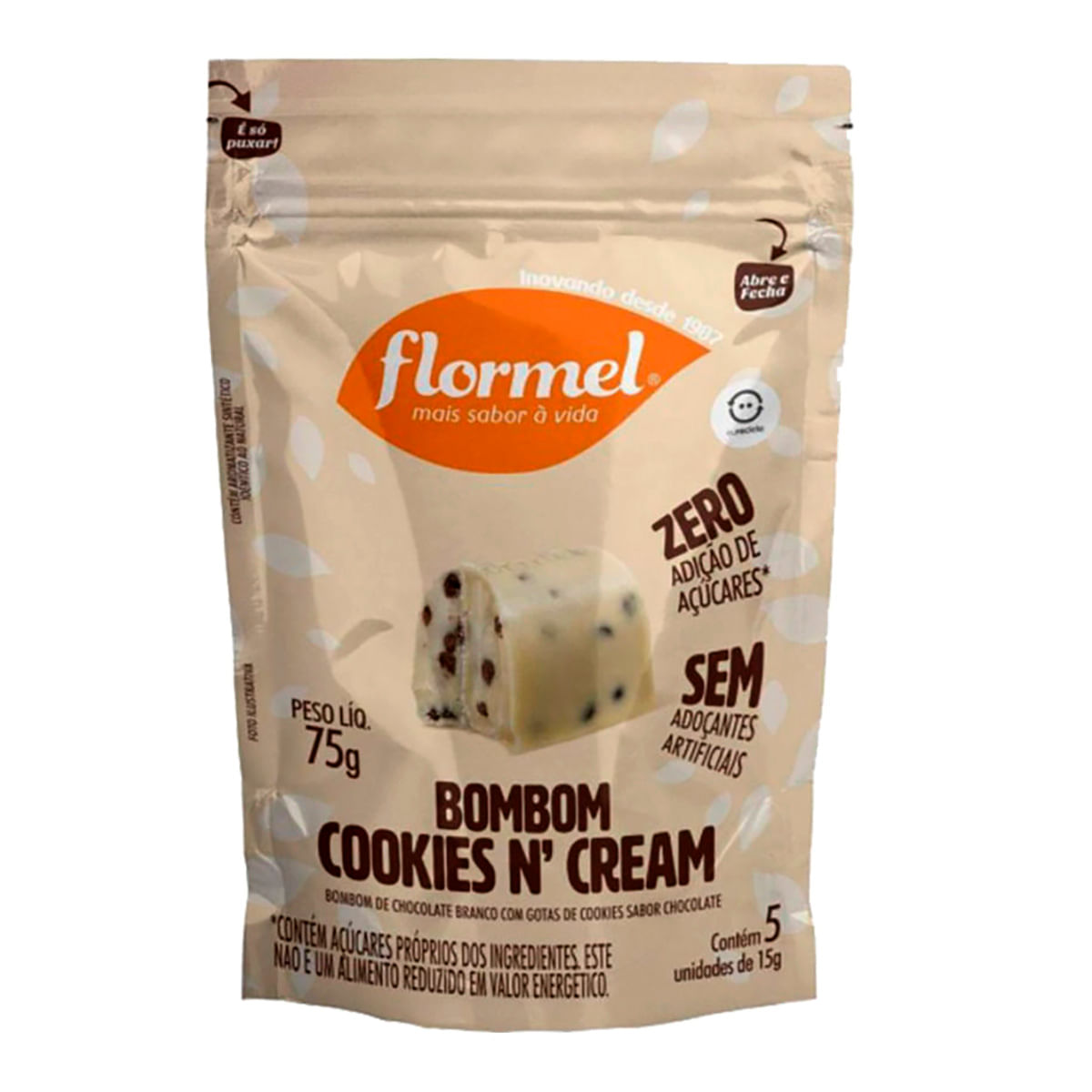 Bombom Cookies N&apos;cream  Flormel 75 g