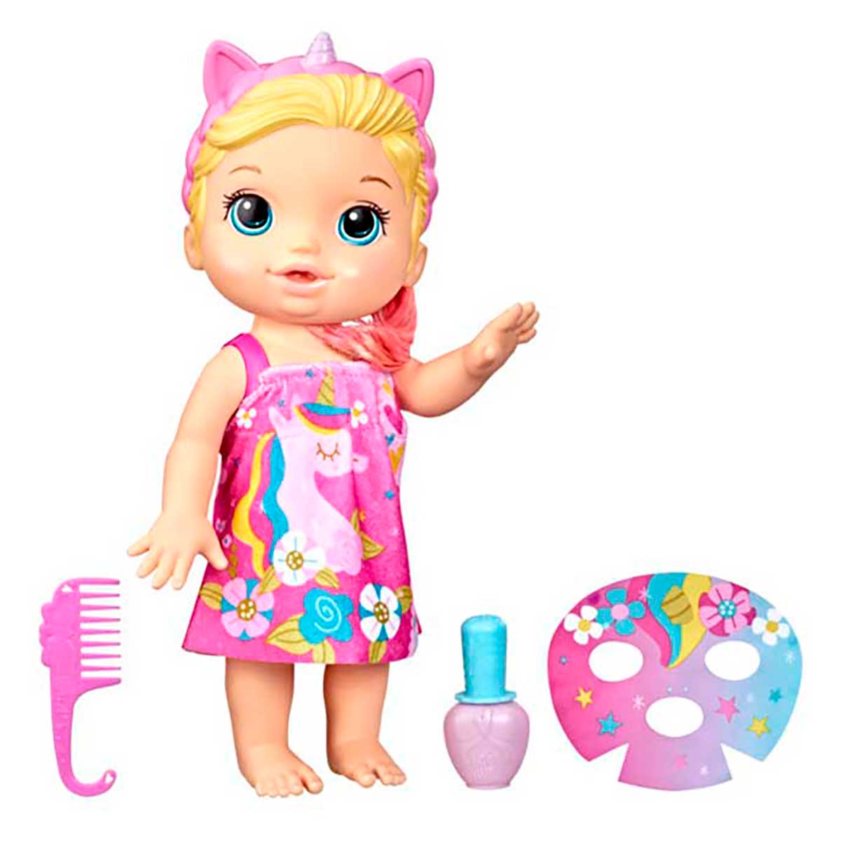 Boneca Baby Alive Glam Spa Loira Hasbro