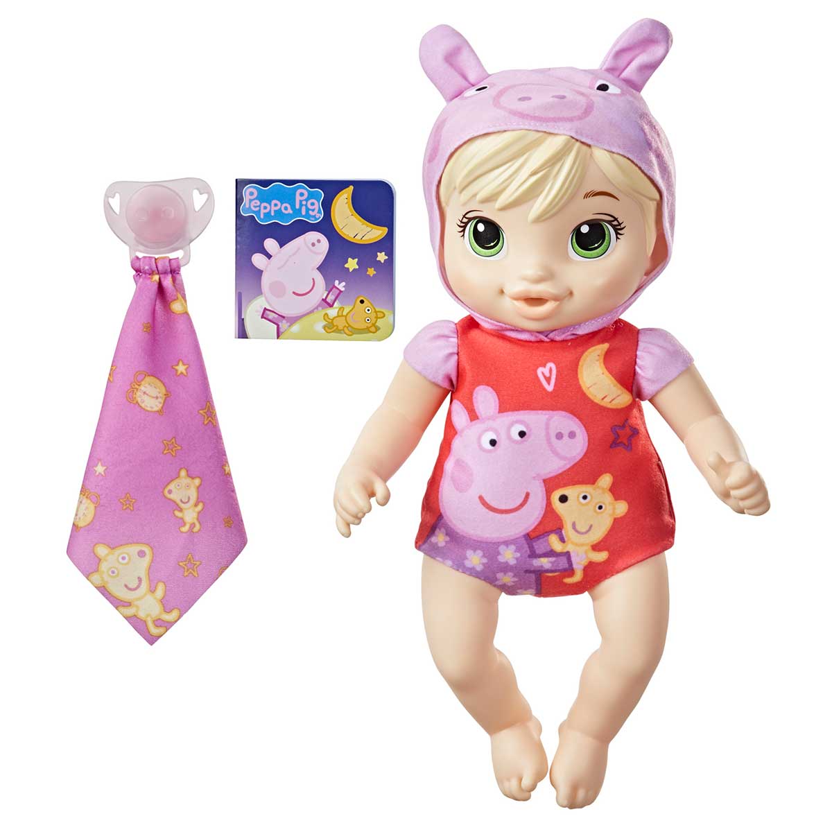 Boneca Baby Alive Hasbro Boa Noite Peppa Loira