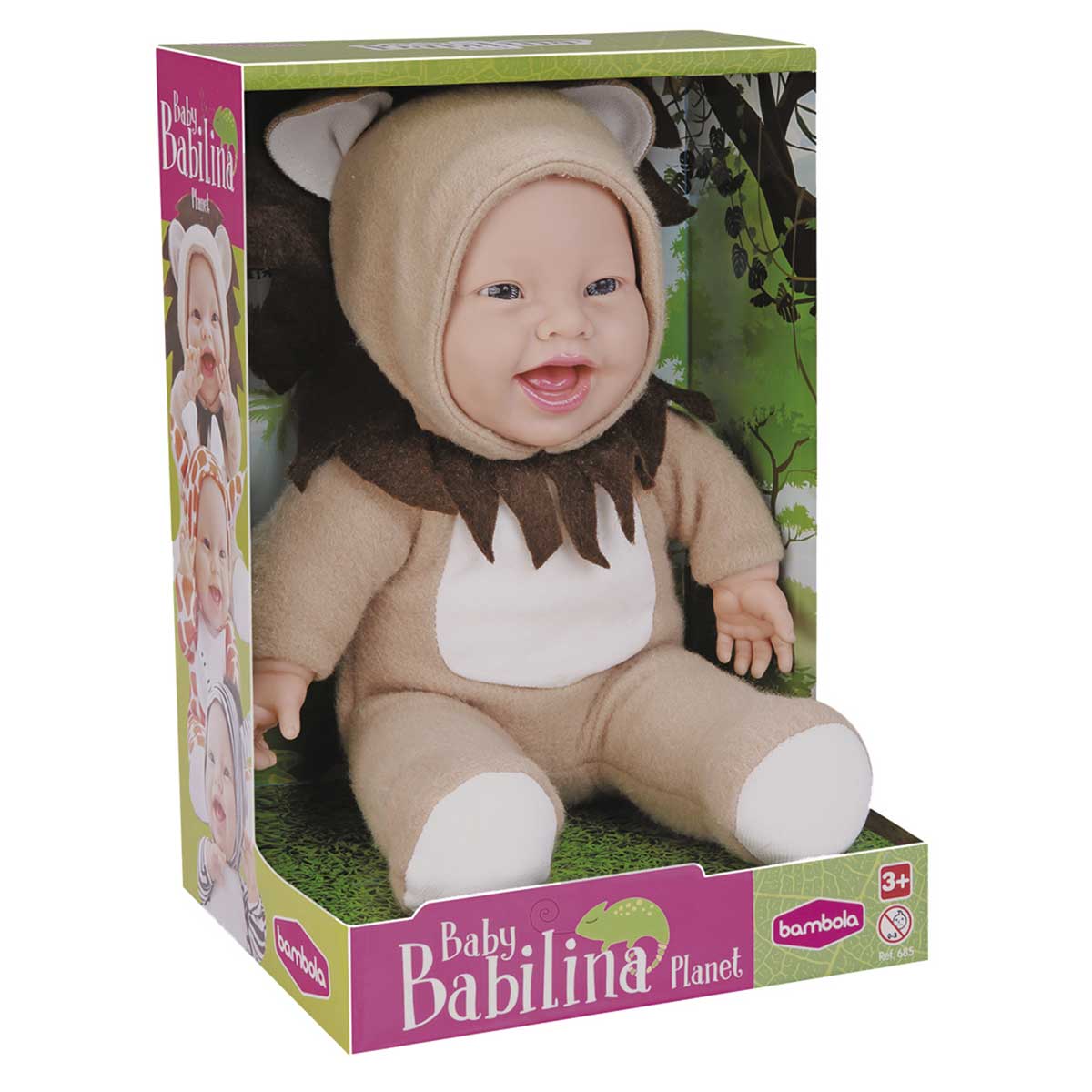 Boneca Baby Babilina Planet Roupa Leão Bambola