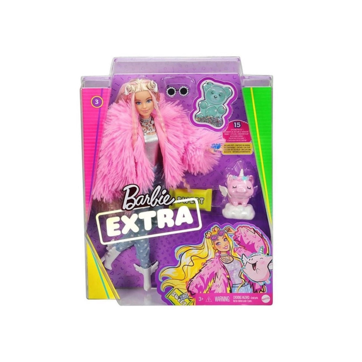 Boneca Barbie Extra e Acessórios Mattel