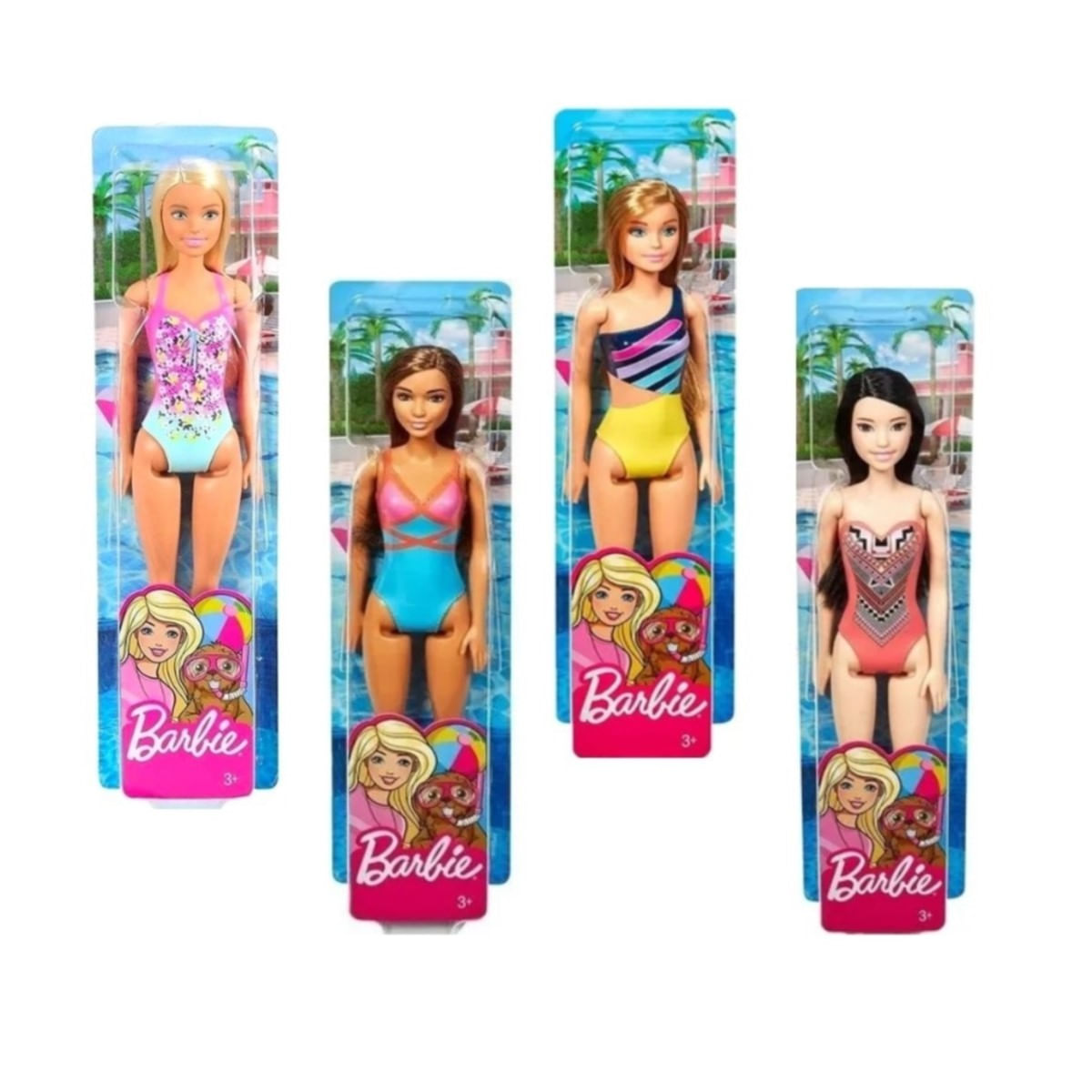 Boneca Barbie Fashion Praia Mattel