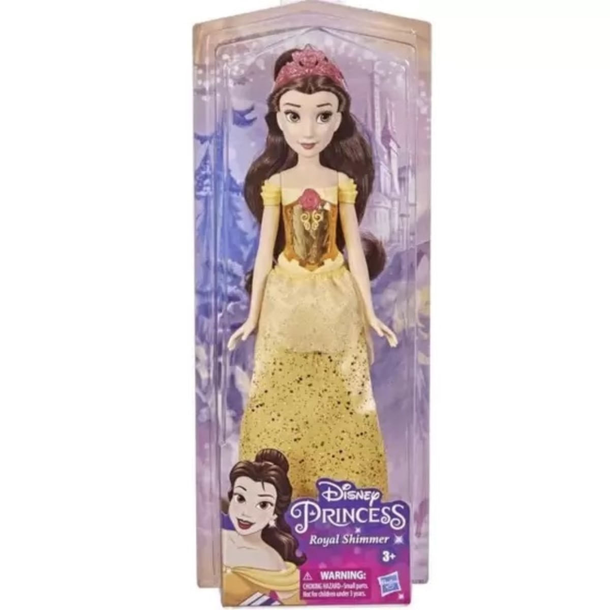 Boneca Bela Royal Shimmer Princesas Disney Hasbro