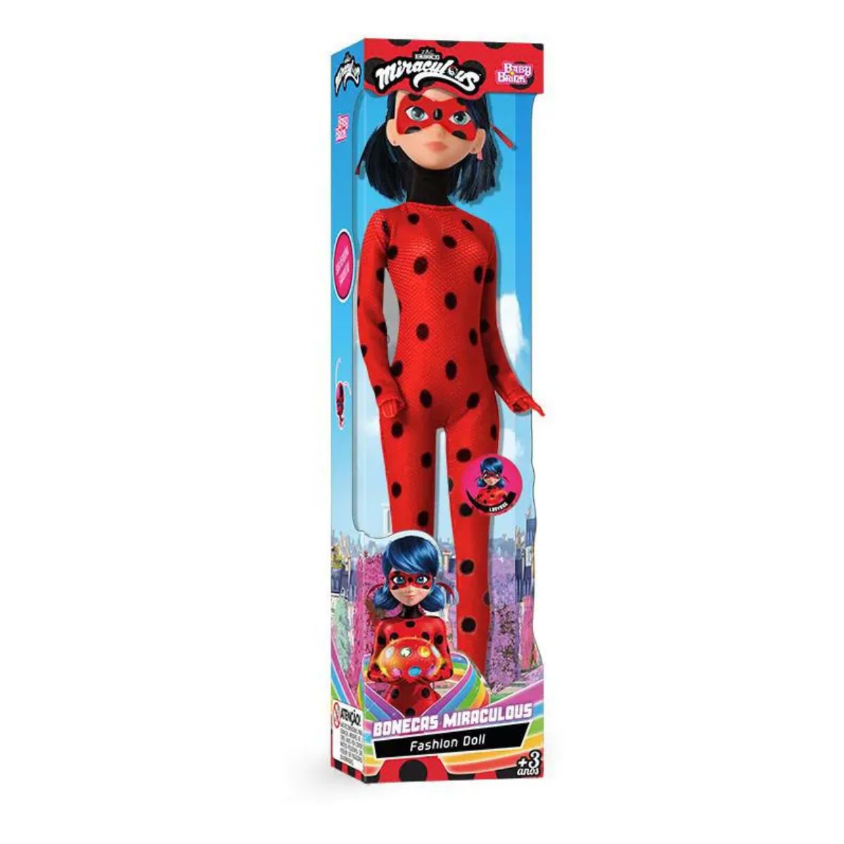 Boneca Novabrink Ladybug Miraculous Fashion Doll