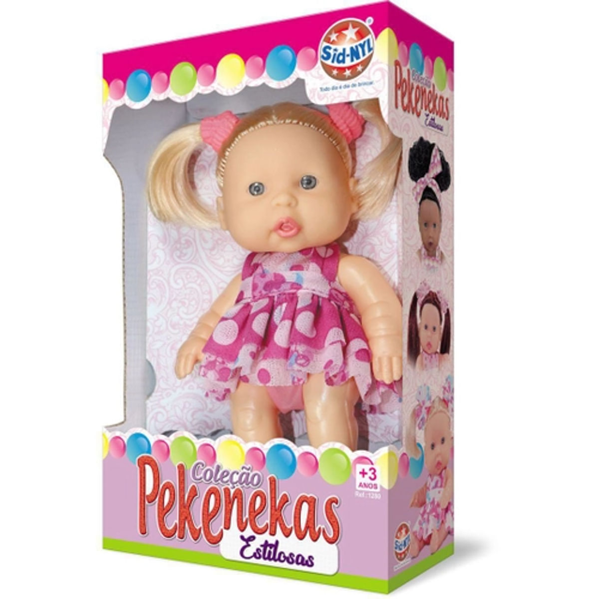 Boneca Pekenekas Estilosas Sidnyl