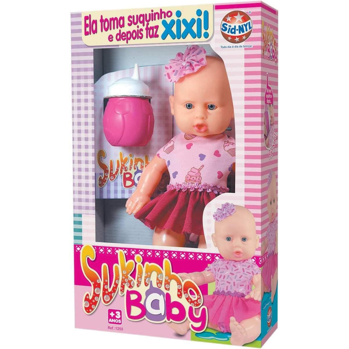 Boneca Sukinho Baby Sidnyl 1250