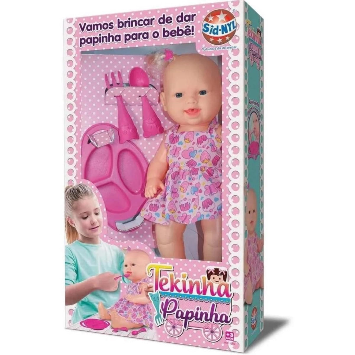 Boneca Tequinha Papinha Sid-Nyl