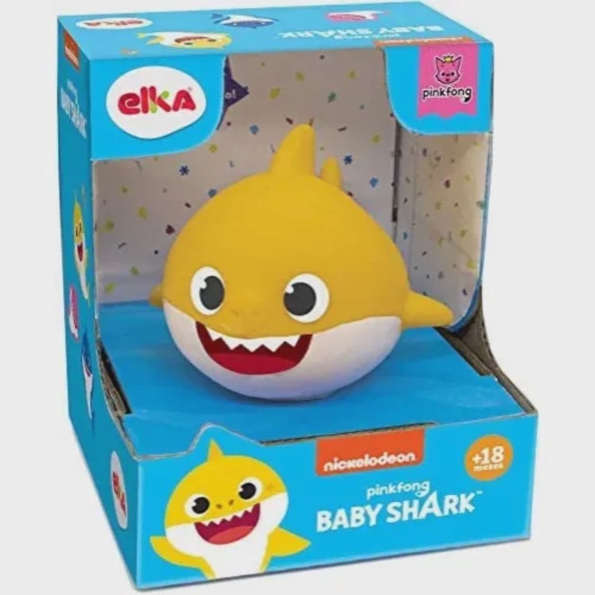 Boneco Baby Shark Elka Pink Fong