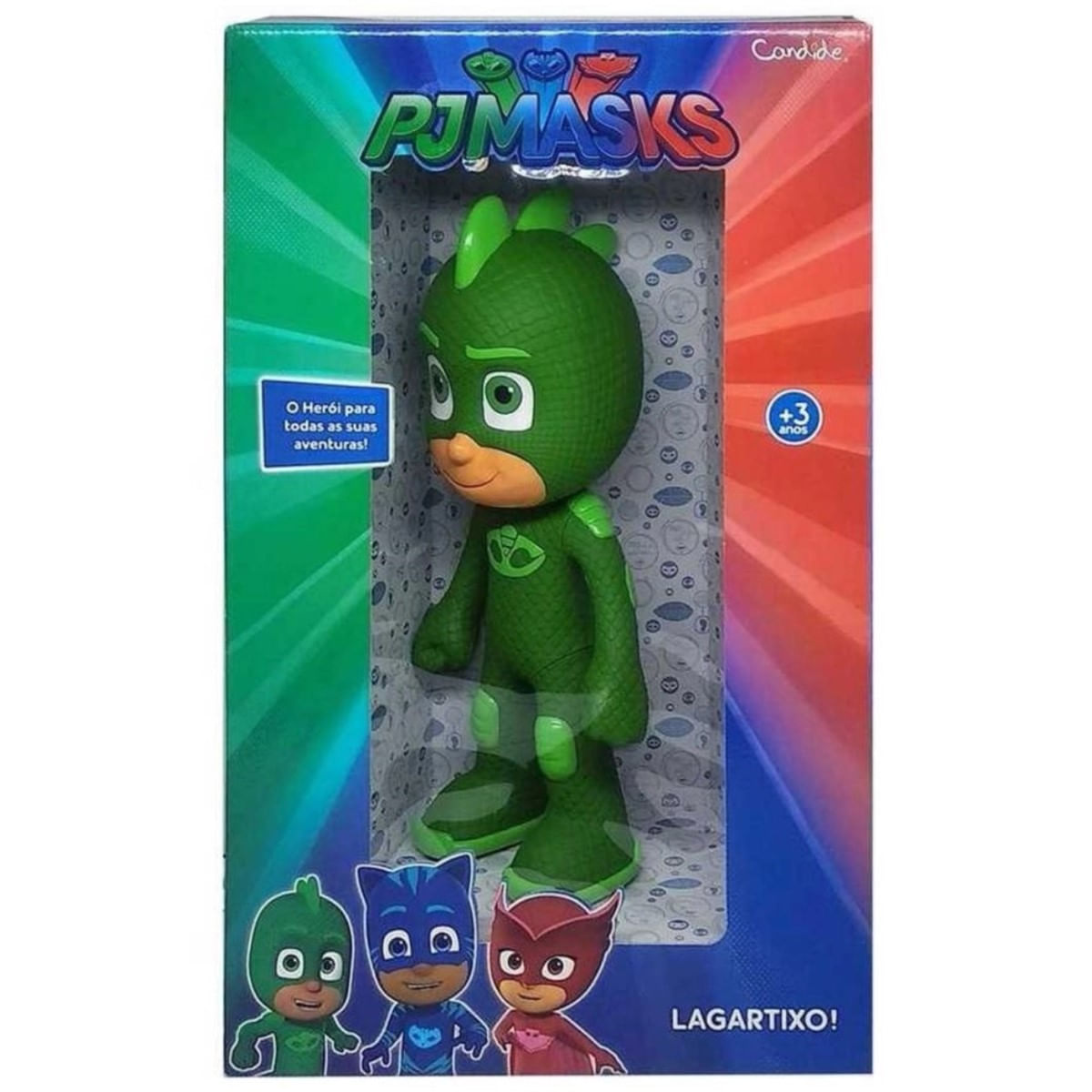 Boneco PJ Masks Lagartixo Candide