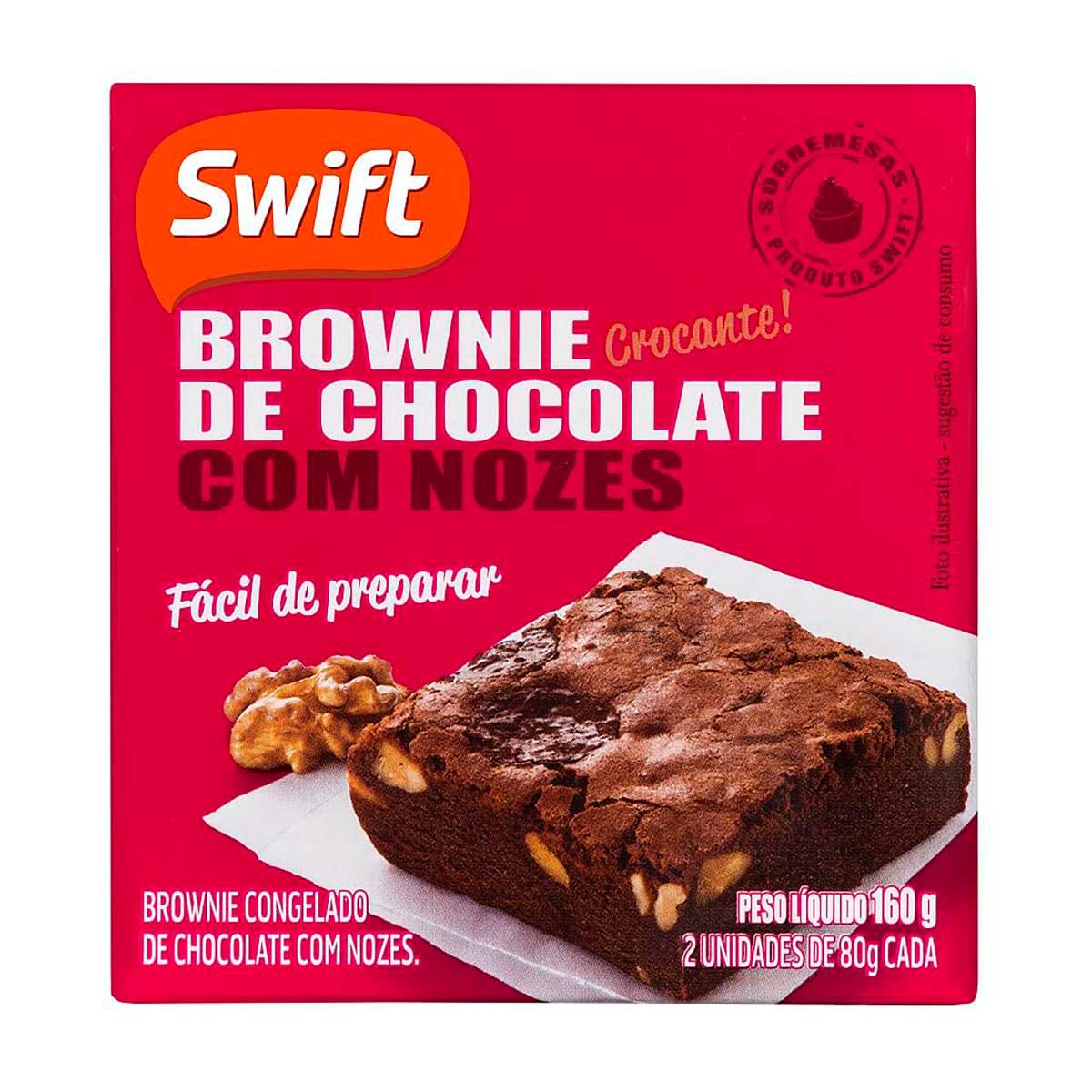 Brownie de Chocolate Congelado Swift 160 g