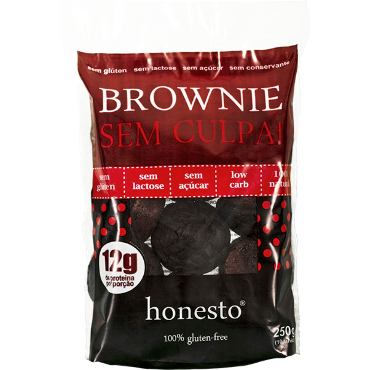 Brownie sem Glúten Honesto 250 g