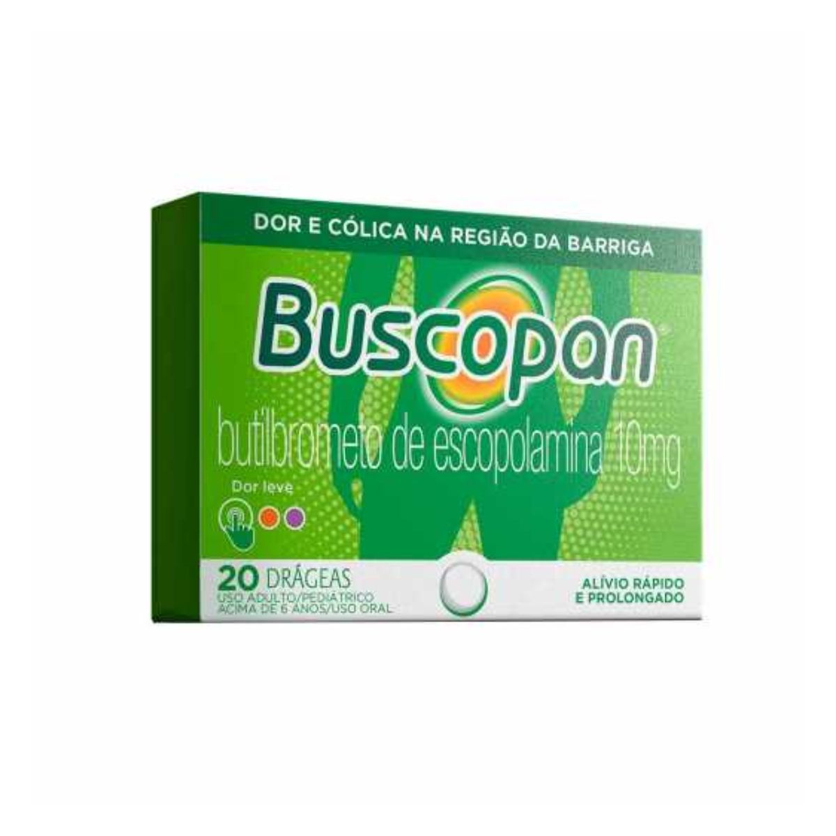 Buscopan 10 mg com 20 comprimidos