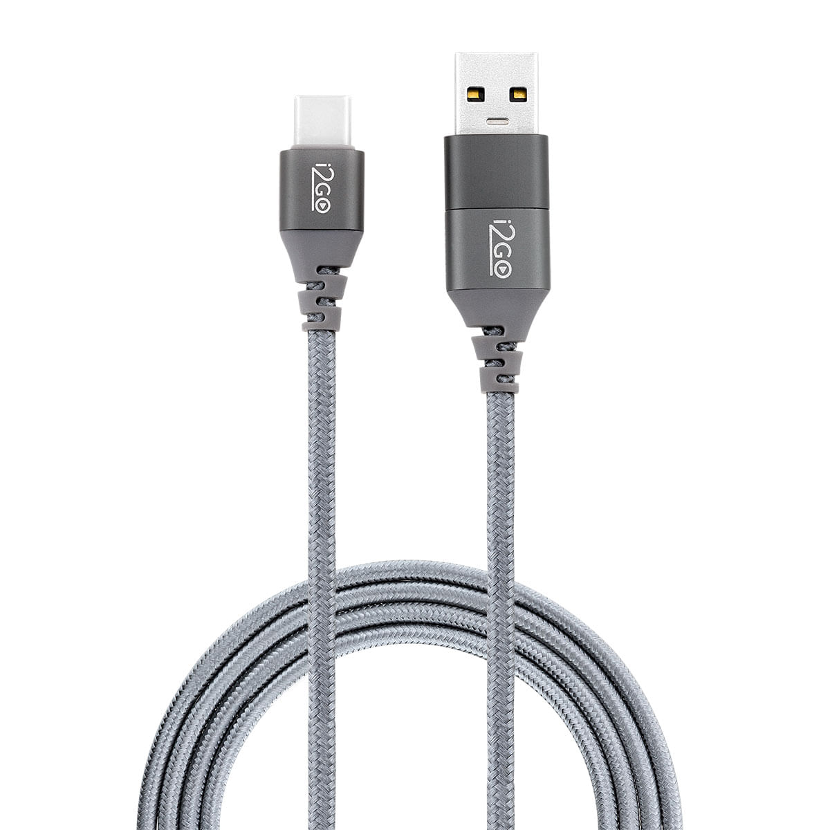 Cabo USB-C + Adptador USB-A PROCBL021 2M Cinza I2GO