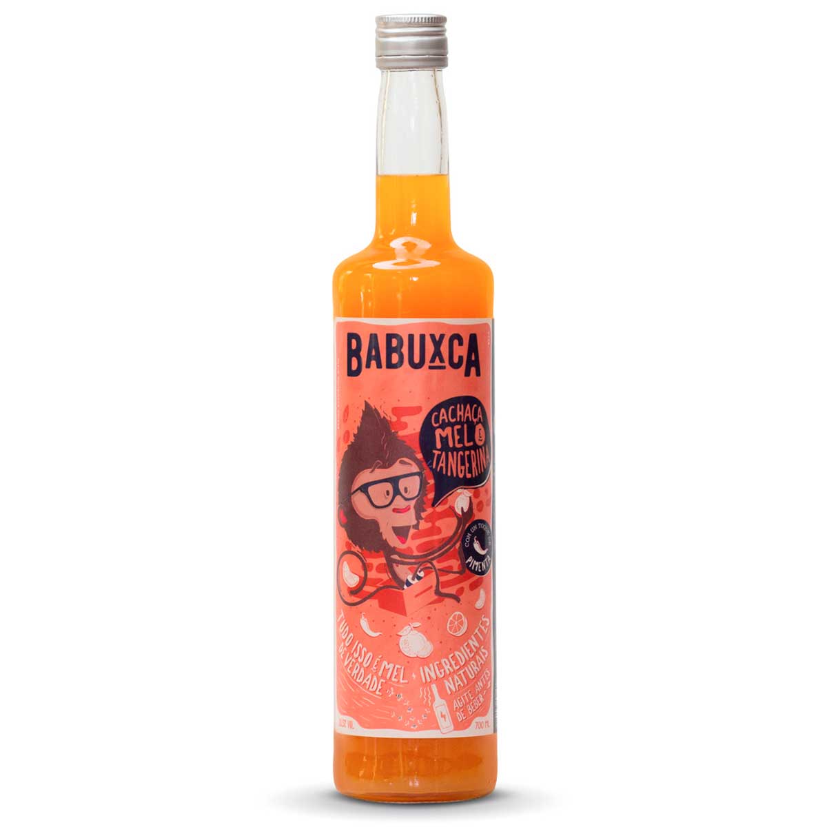 Cachaça Babuxca Mel Tangerina com Pimenta 700 ml