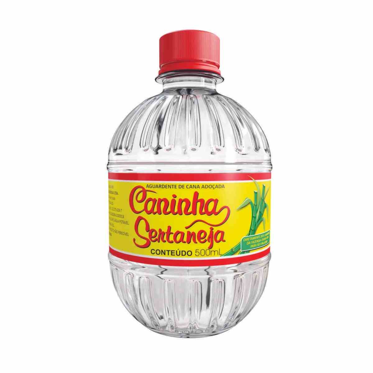 Cachaça Caninha Sertaneja Pet 500 ml