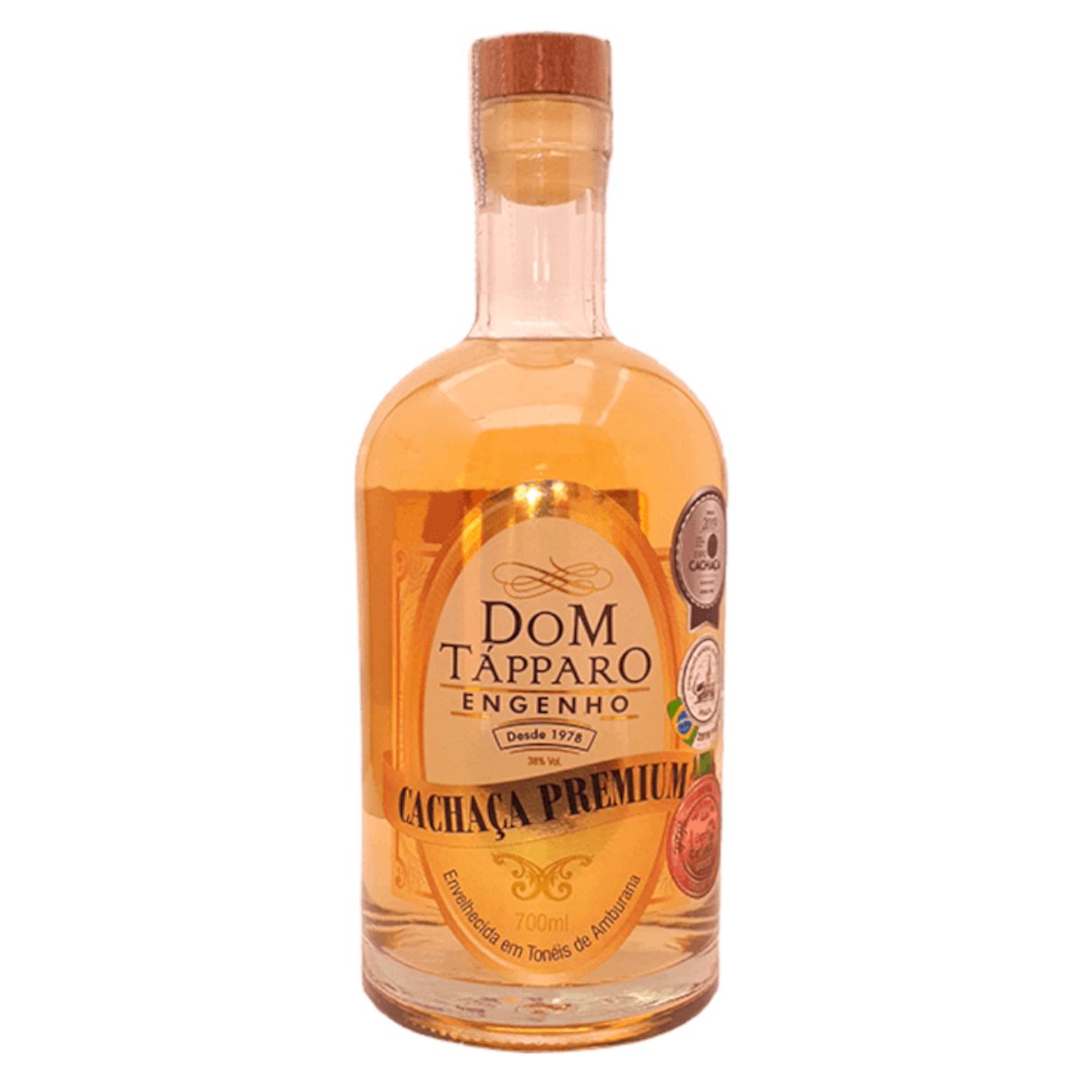 Cachaça Premium Dom Tápparo Engenho Amburana 6 Anos 750ml