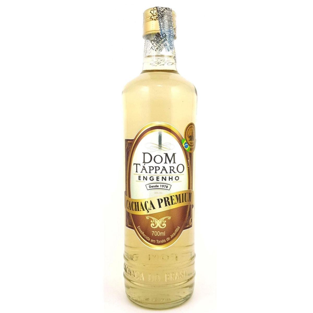 Cachaça Premium Dom Tápparo Engenho Jequitiba 6 Anos 700ml