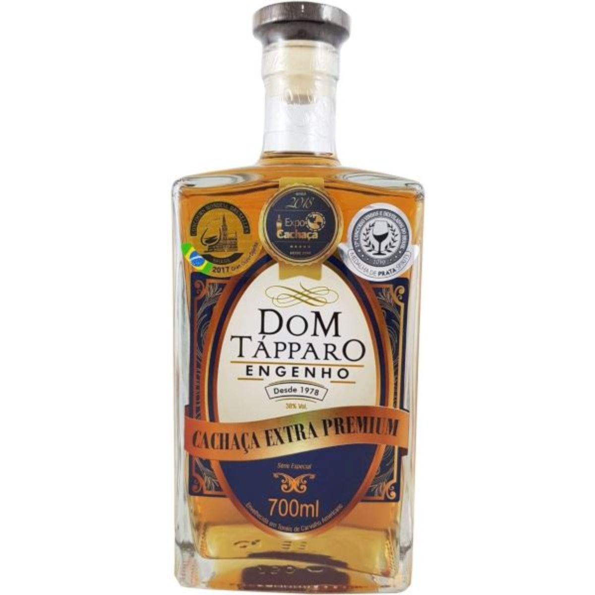 Cachaça Extra Premium Dom Tápparo 10 Anos 750ml