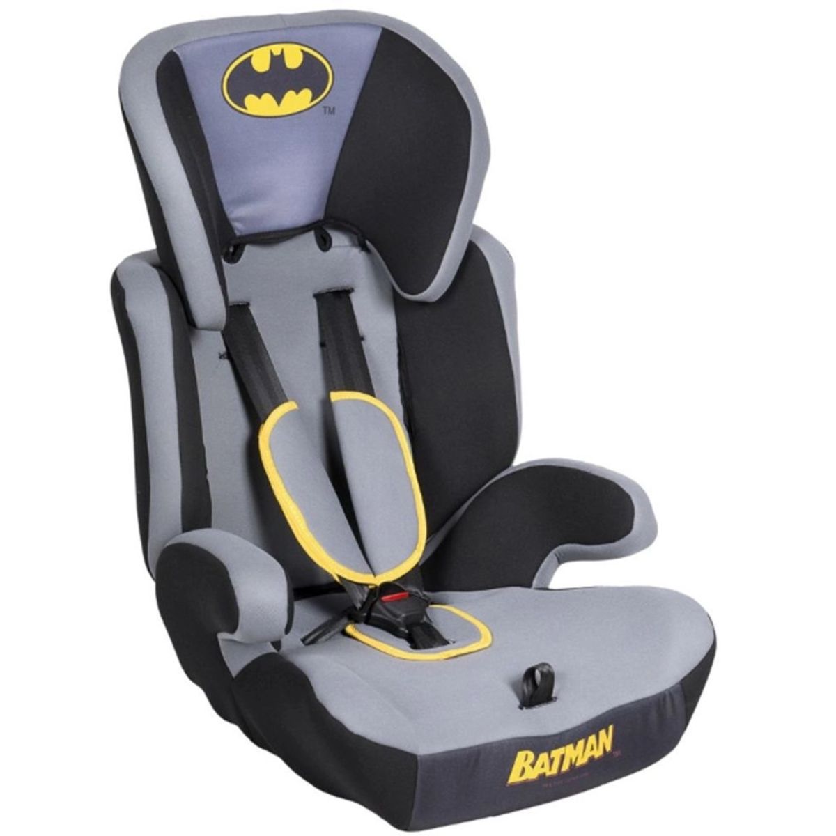 Cadeira para Carro Styll Baby Batman Preto e Cinza Suporta de 9 a 36Kg