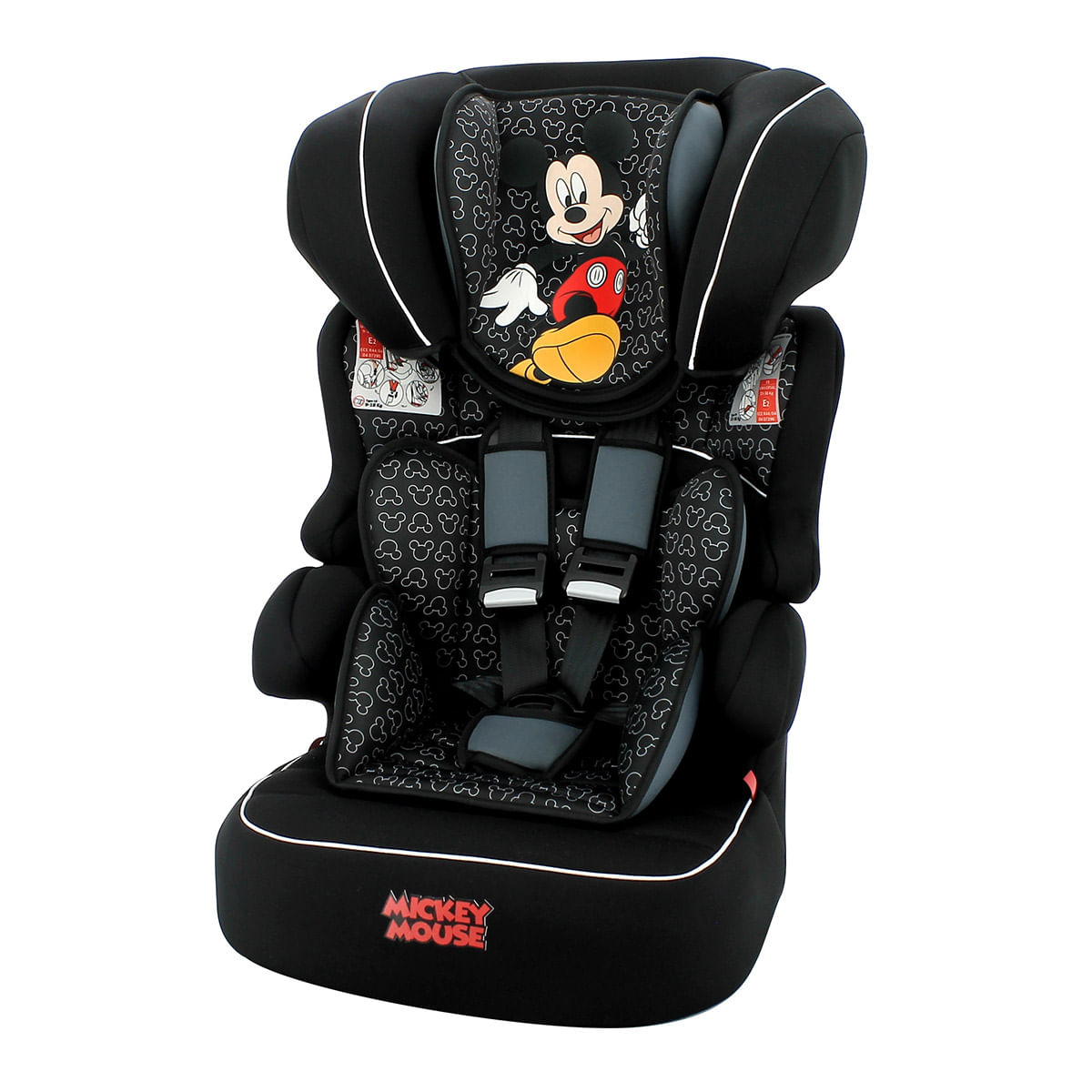 Cadeirinha para Auto Disney Beline Mickey Vite Preta Suporta até 36 kilos