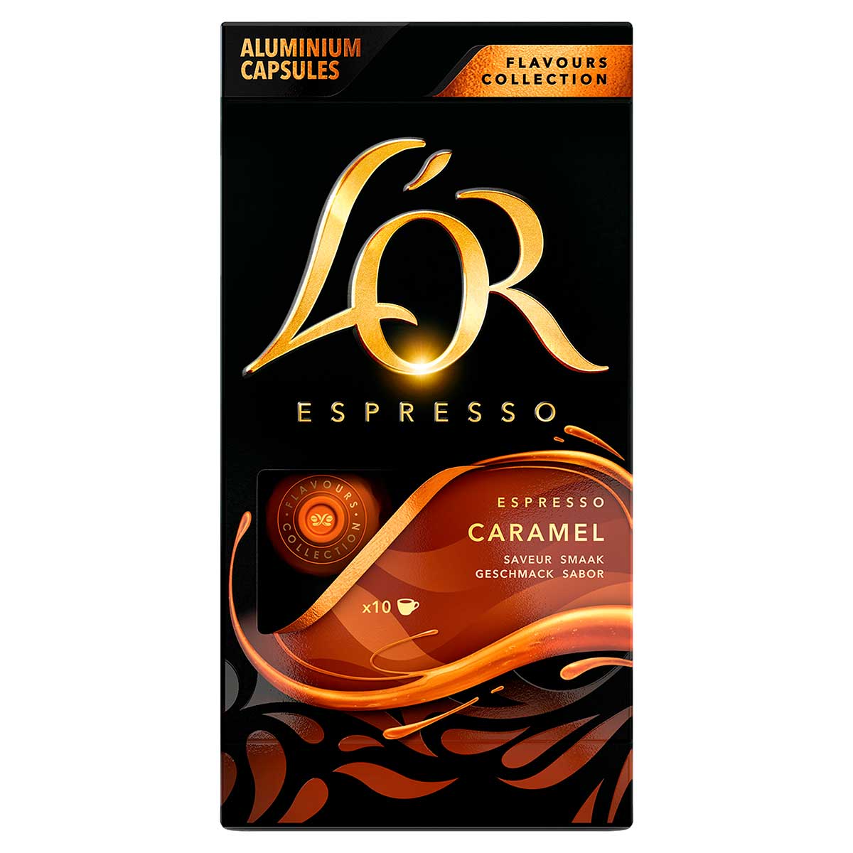 Café Espresso Lor Flavours CollectionCaramelo em Cápsula 10 Unidades