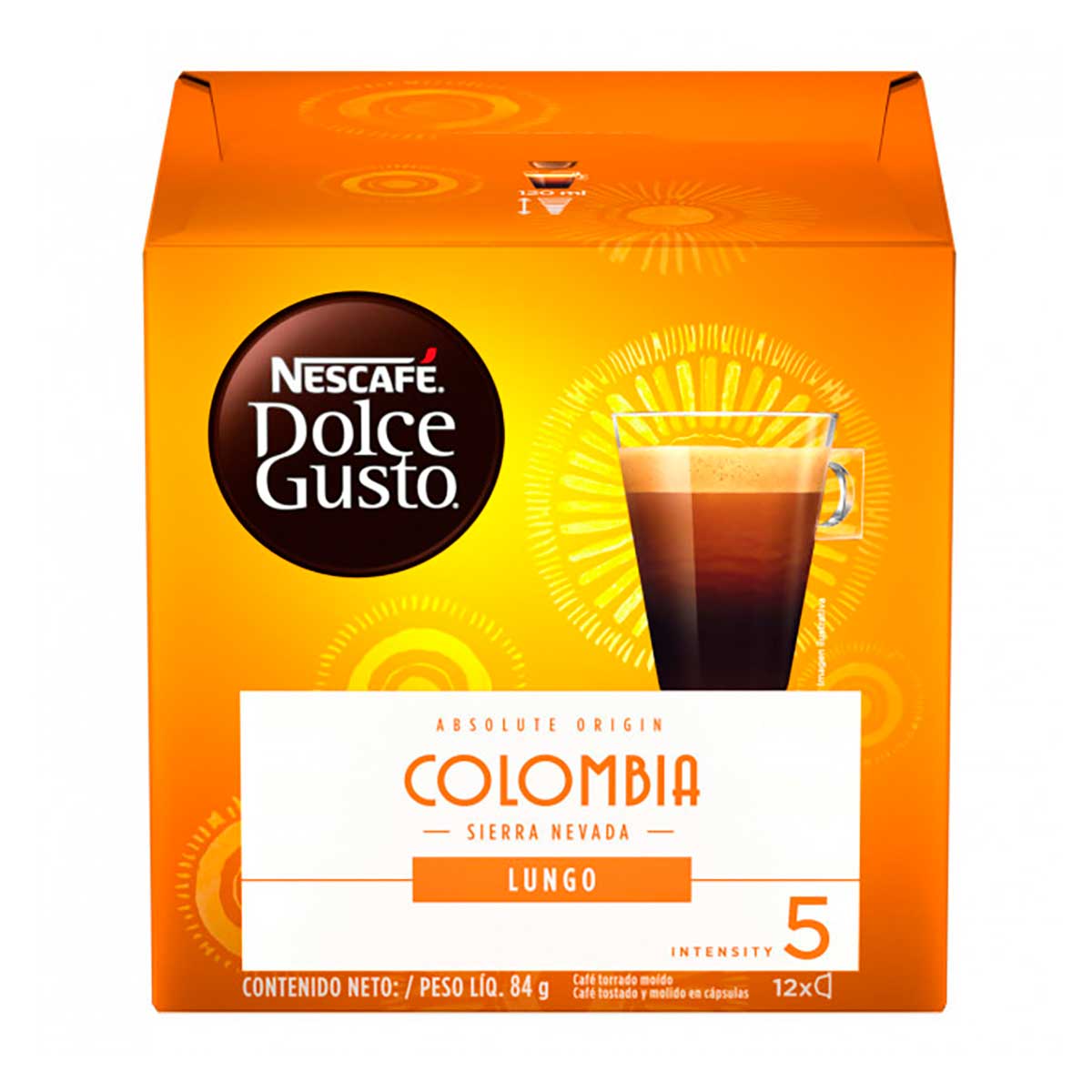 Café em Cápsula Dolce Gusto Lungo Colombia Sierra Nevada