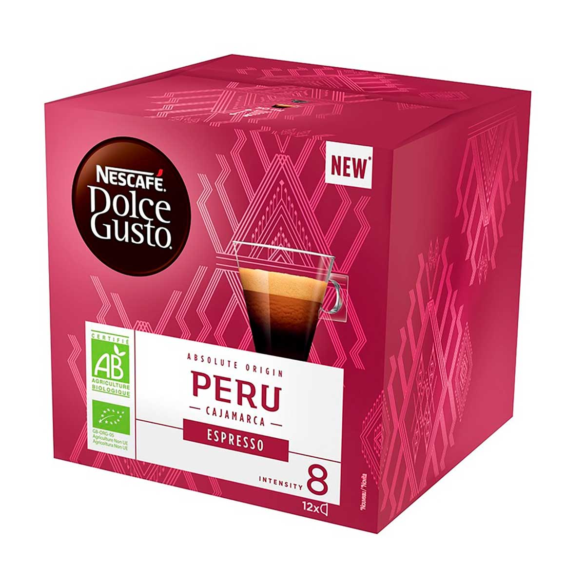 Café em Cápsula Dolce Gusto Peru Nescafé 252 g Com 12 Unidades